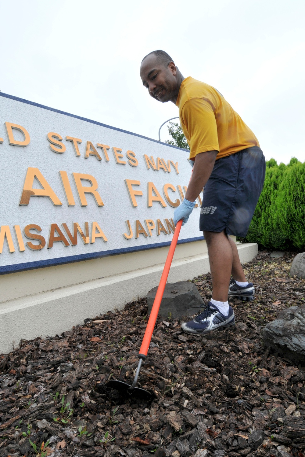 NAF Misawa ground beautification