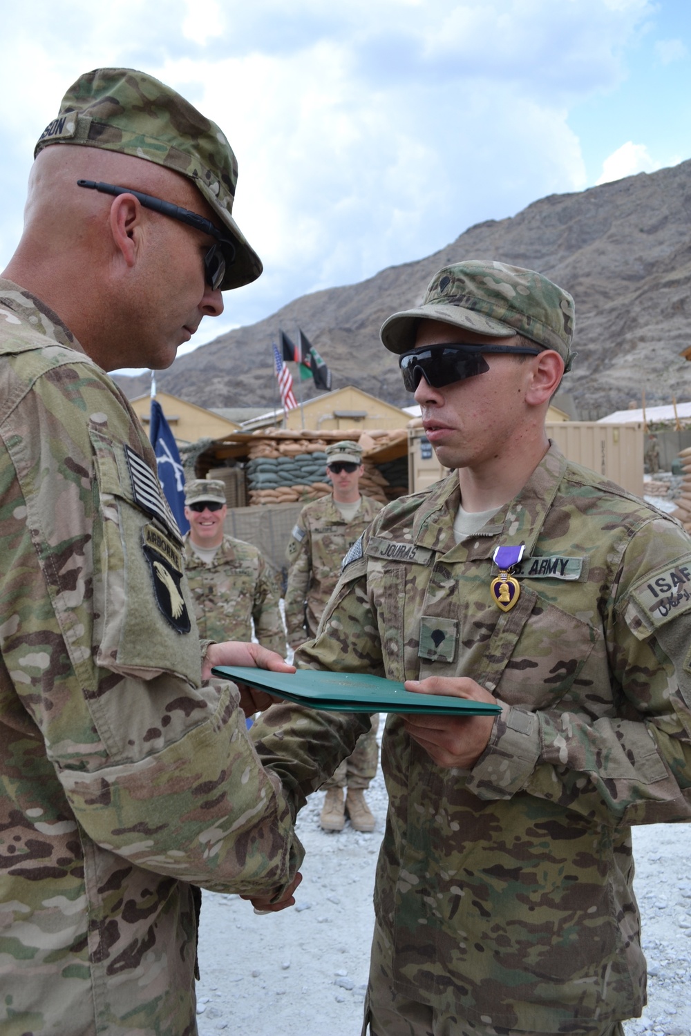 Maj. Gen. Anderson visits the Mountain Warriors