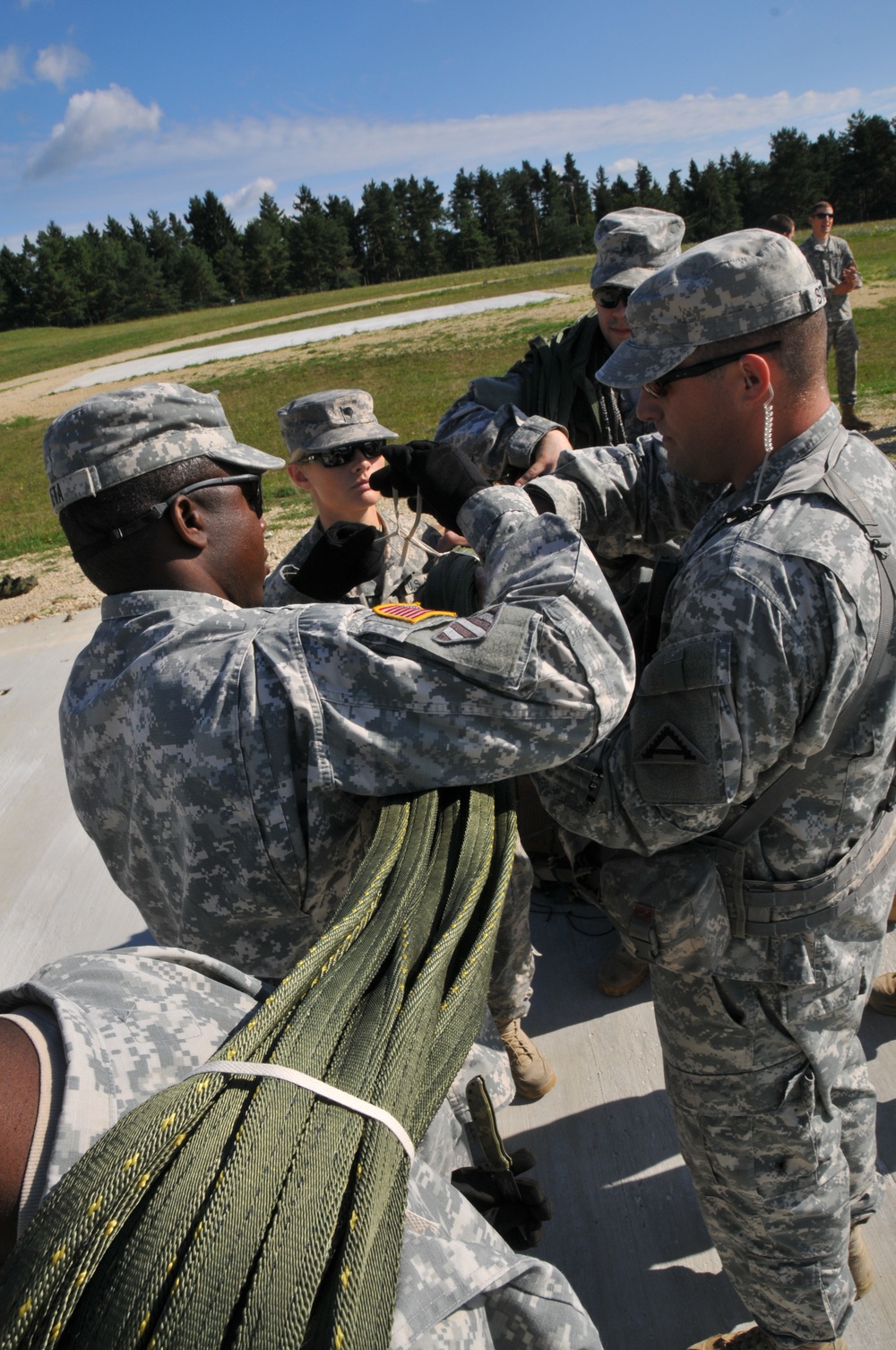 US Army 66th Transporation Company mission rehearsal exercise