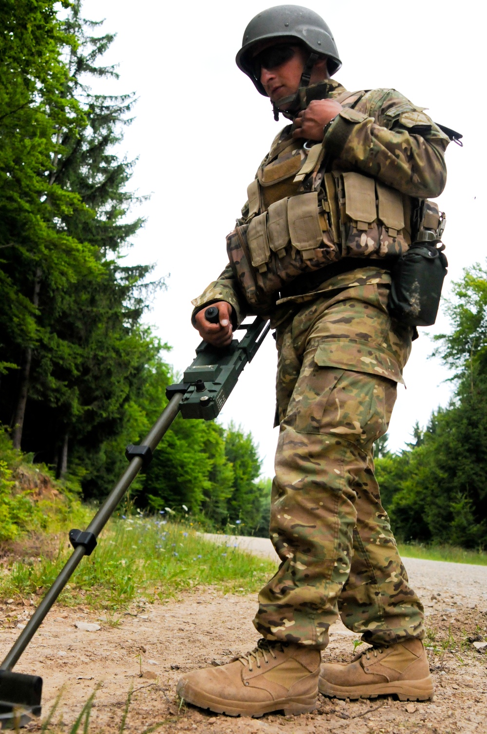 Georgian 12th Light Infantry Battalions Mission Rehearsal Exercise