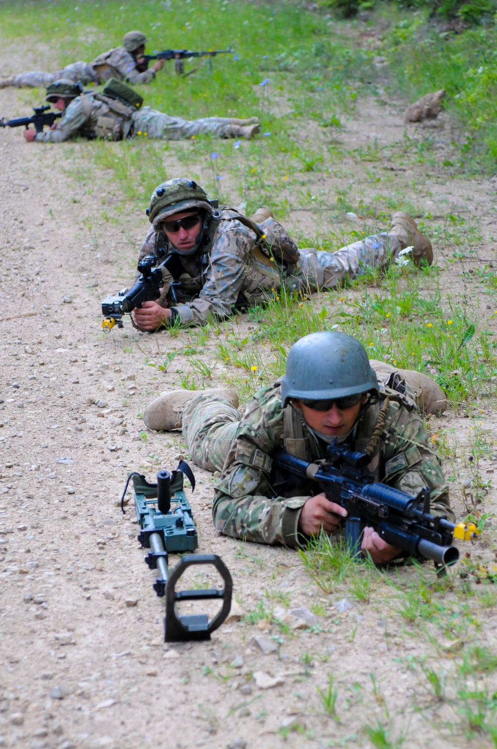 Georgian 12th Light Infantry Battalions Mission Rehearsal Exercise