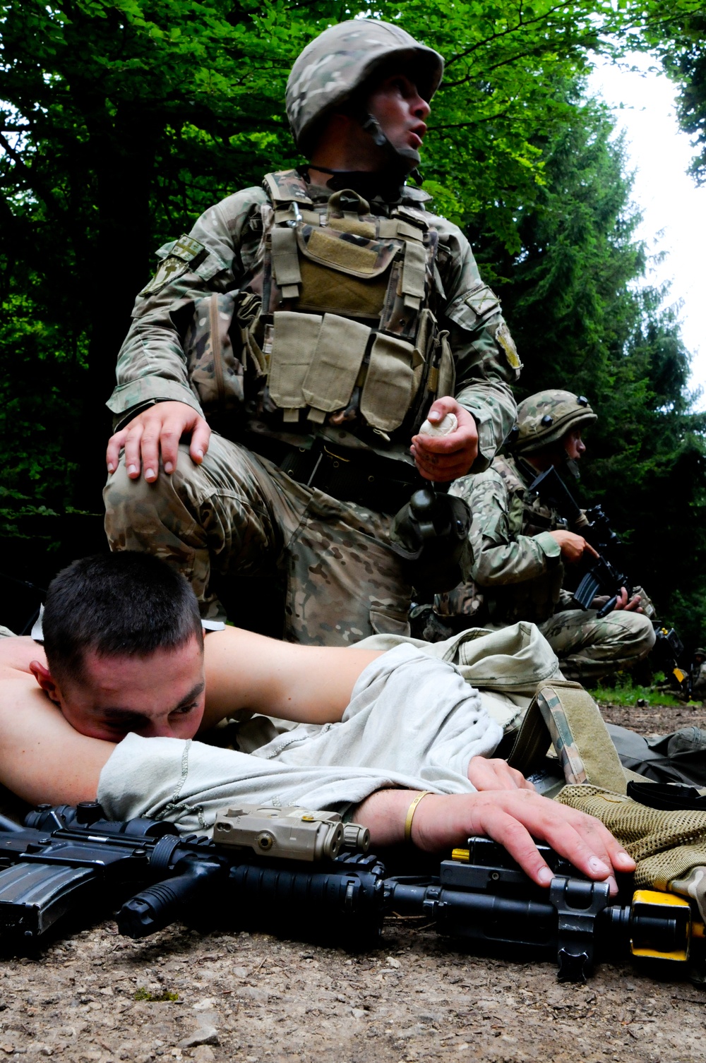 Georgian 12th Light Infantry Battalions Mission Rehearsal Exercise