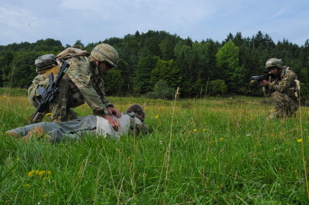 Georgian 12th Light Infantry Battalion Mission Rehearsal Exercise