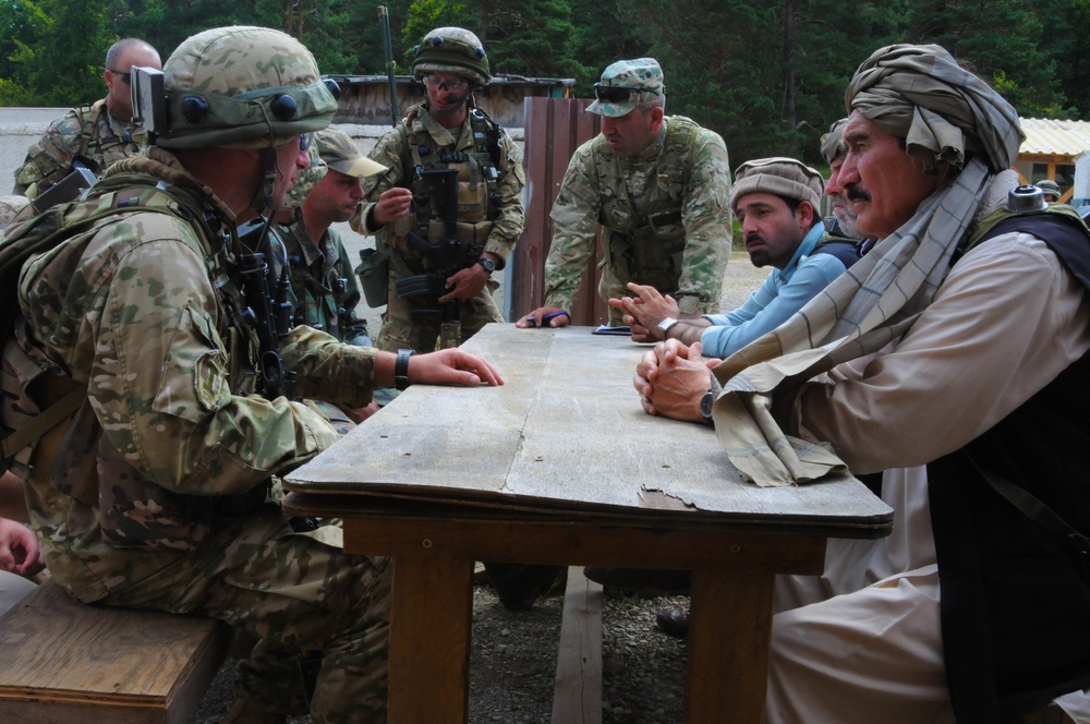 Georgian 12th Light Infantry Battalion Mission Rehearsal Exercise