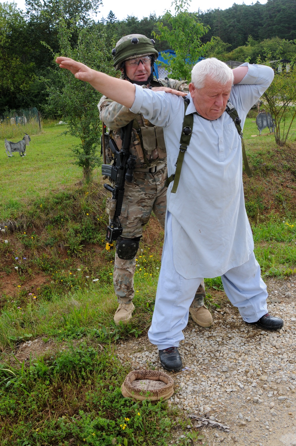 Georgian 12th Light Infantry Battalion Mission Rehearsal Exercise