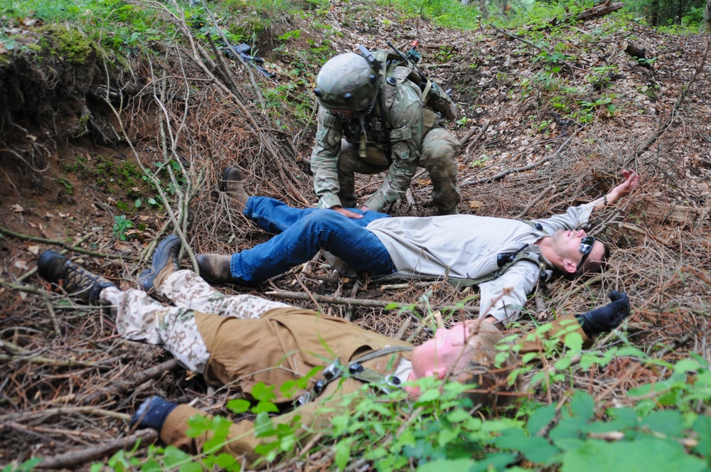 Georgian 12th Light Infantry Battalion Mission Rehearsal Exercise
