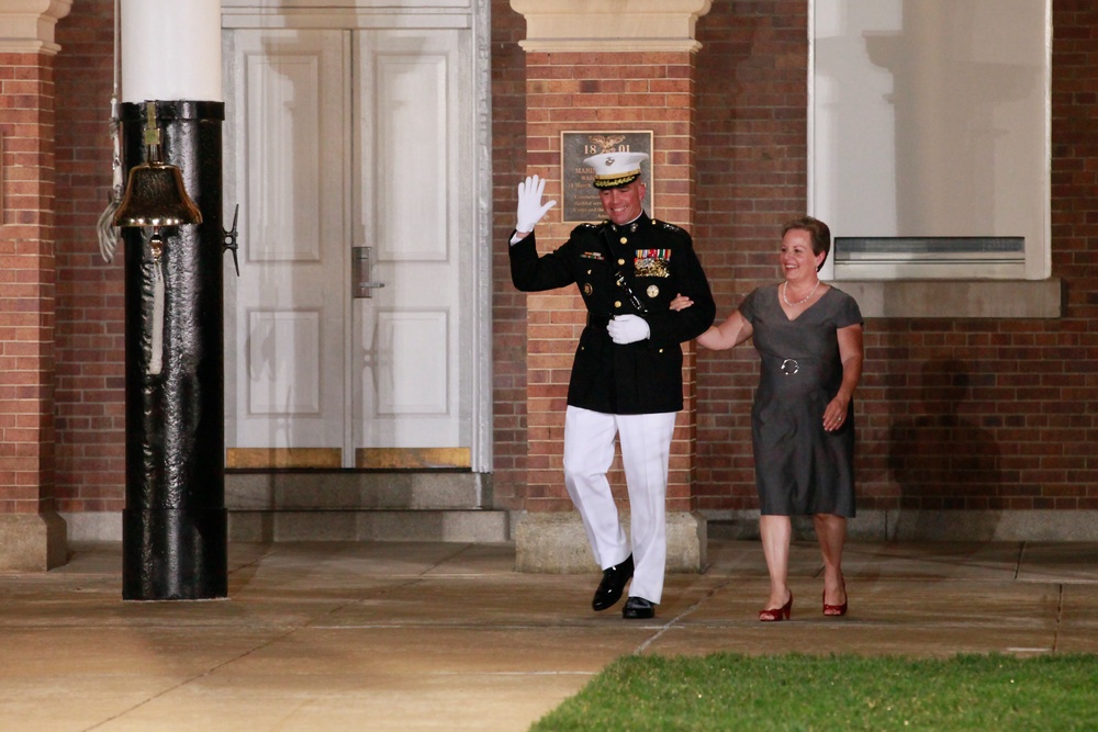 US Marine Corps Evening Parade