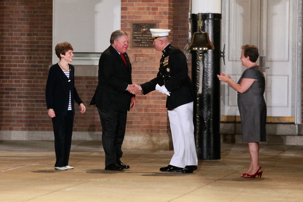 US Marine Corps Evening Parade