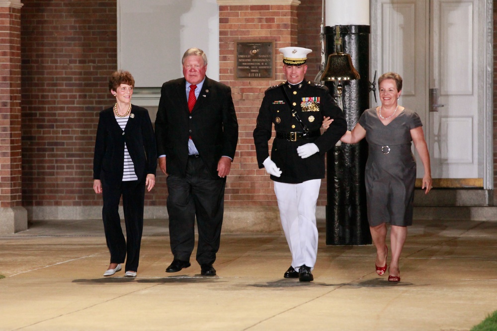 US Marine Corps Evening Parade