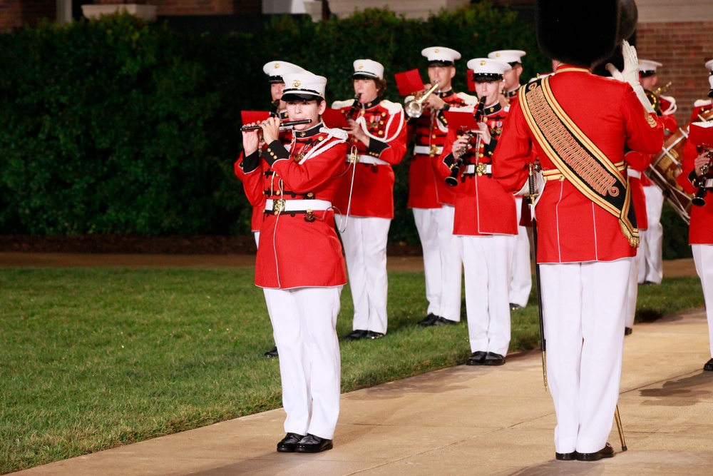 US Marine Corps Evening Parade