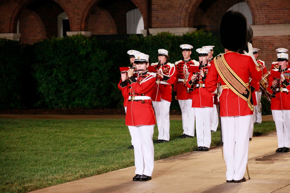 US Marine Corps Evening Parade