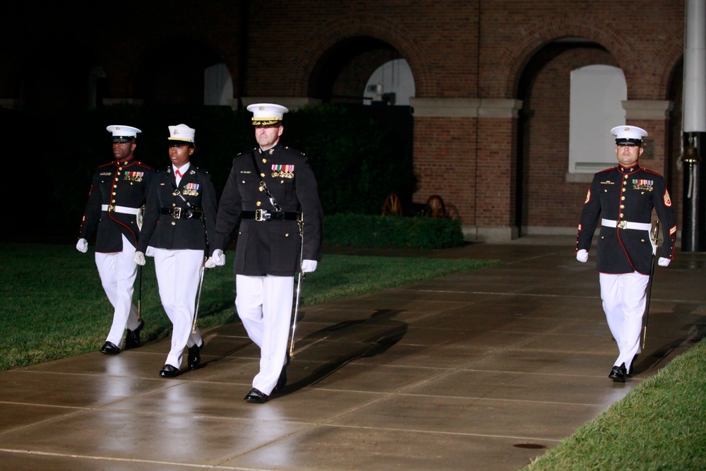 US Marine Corps Evening Parade