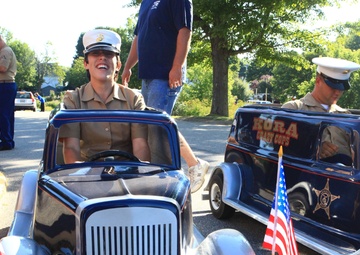 Marines, sailors march in parade
