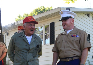 Marines, sailors march in Rockland parade