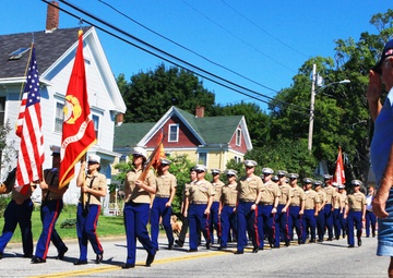 Marines, sailors march in Rockland parade