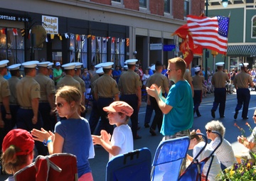 Marines, sailors march in Rockland parade