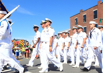 Marines, sailors march in Rockland parade