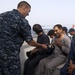 US Navy rescues 10 after Iranian ship catches on fire