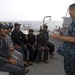 US Navy rescues 10 after Iranian ship catches on fire