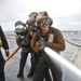 Washing down the flight deck