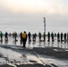 Washing down the flight deck