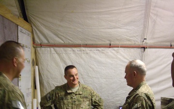 Brig. Gen. Ricky Gibbs, DCG, US Army 5th Corps visits Task Force Warhammer