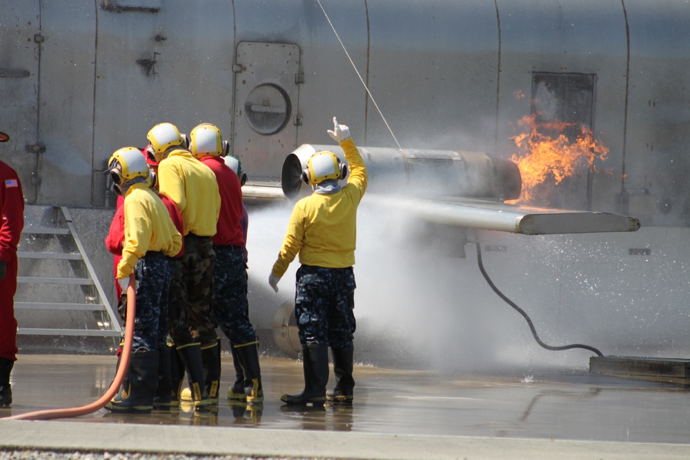 Firefighting training