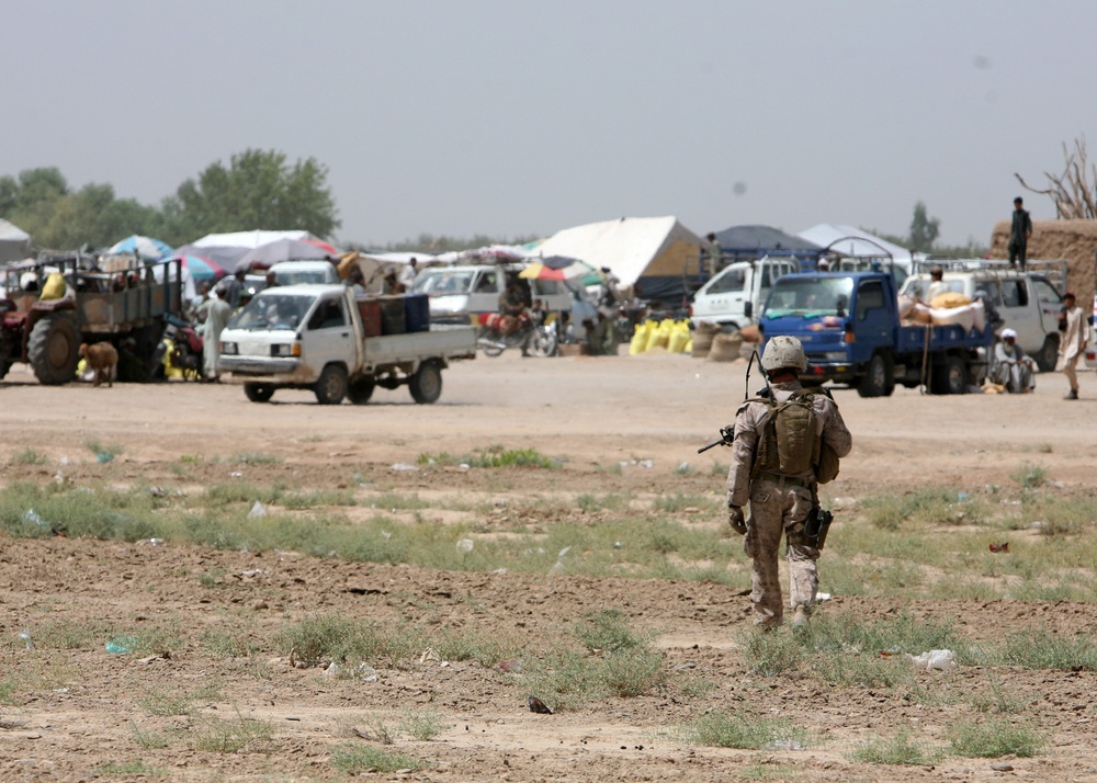 Farmer's Bazaar in Marjah
