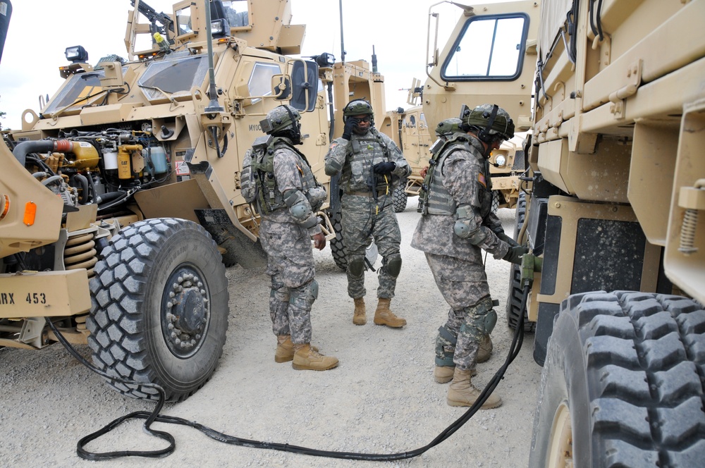 U.S. Army 66th Transporation Company Mission Rehearsal Exercise
