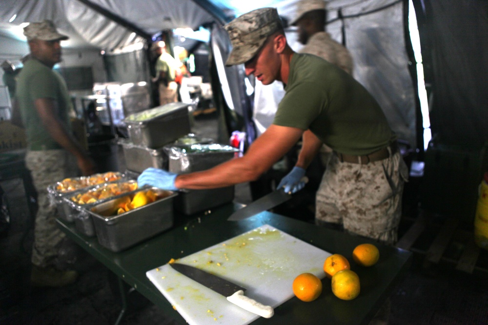 CLR 27 Food Service Company shows their mettle in bid to represent II MEF