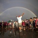 Double rainbow greets triathlon runners on Marine Corps Base Hawaii
