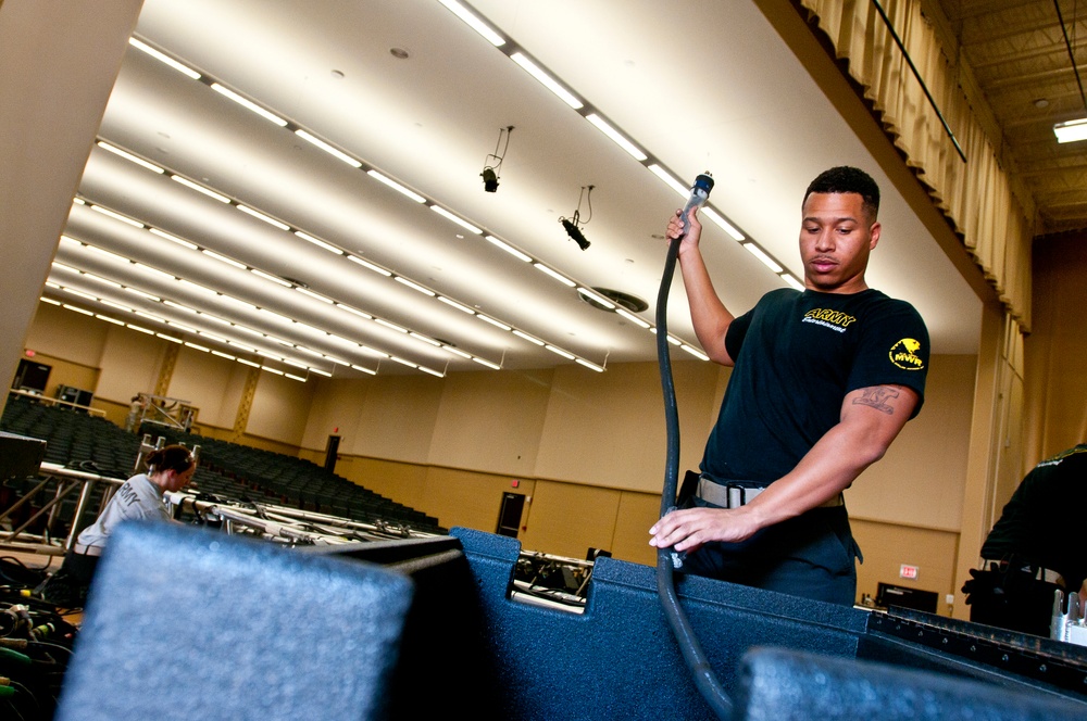 Soldier Show technicians get the chance to dance
