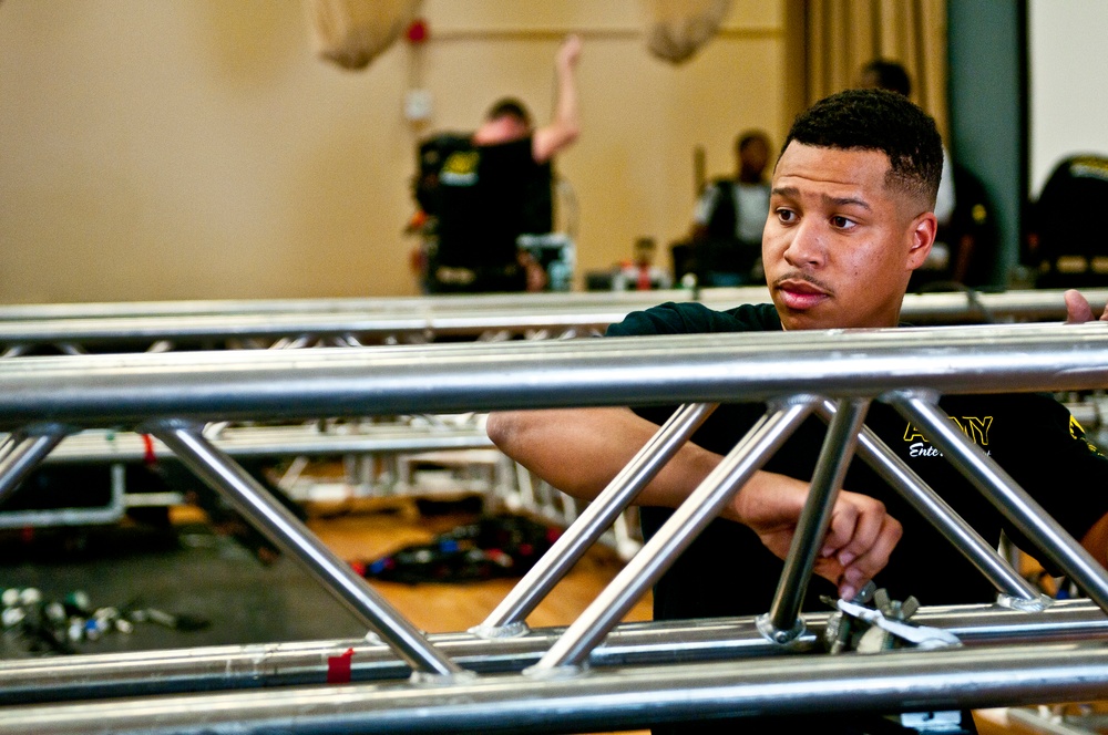 Soldier Show technicians get the chance to dance