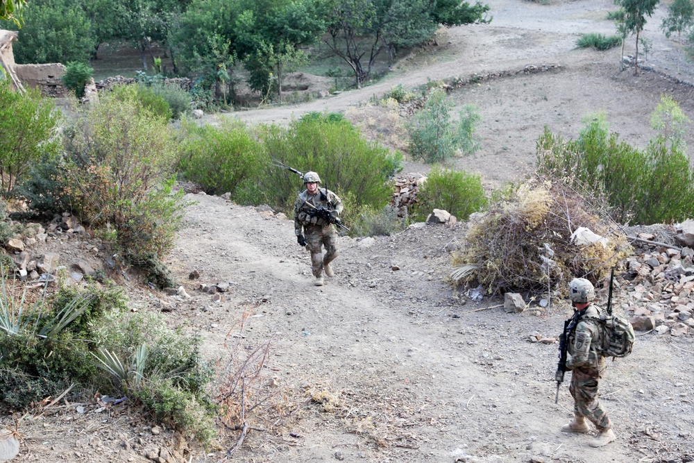 Team Apache conducts a patrol