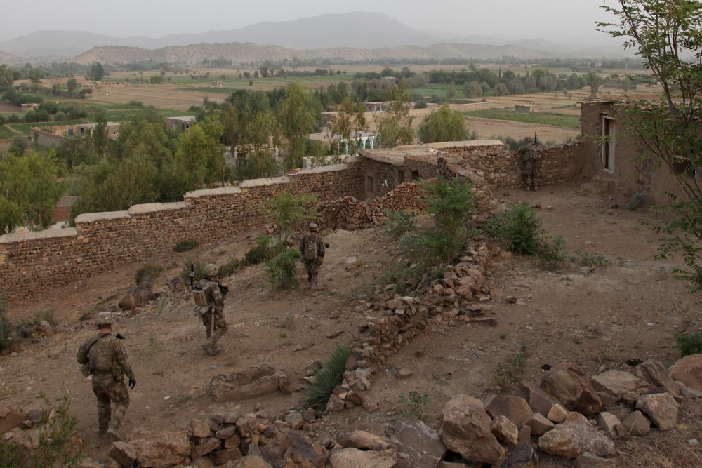 Team Apache conducts a patrol