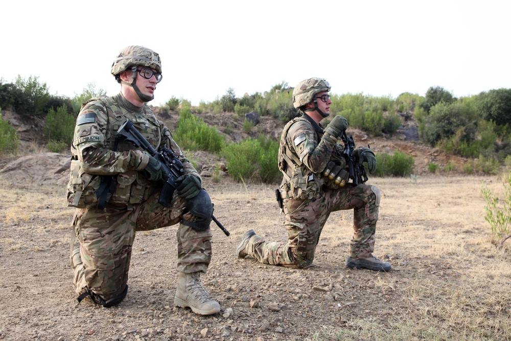 Team Apache conducts a patrol