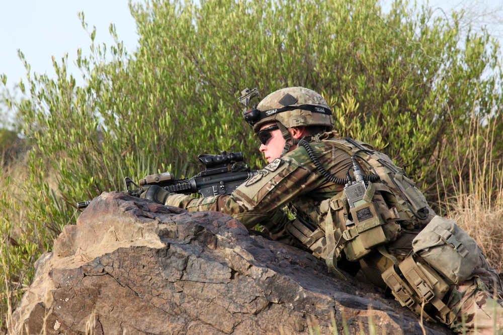 Team Apache conducts a patrol