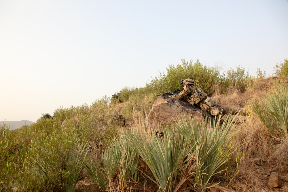 Team Apache conducts a patrol