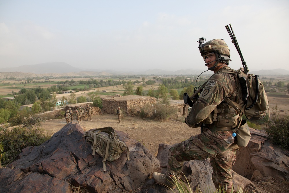 Team Apache conducts a patrol