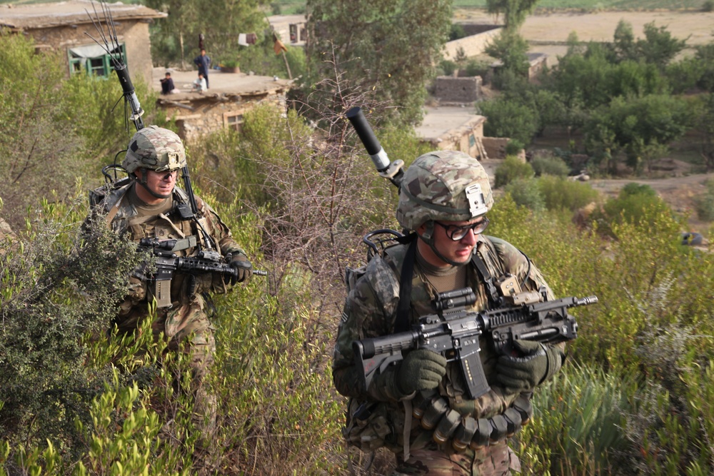 Team Apache conducts a patrol