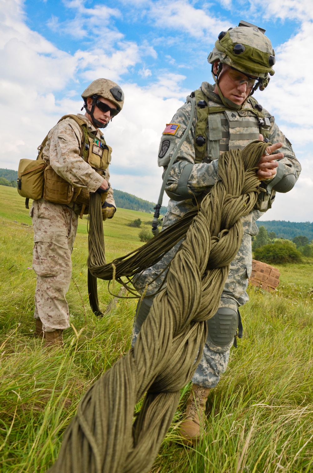 US Army 66th Transporation Company mission rehearsal exercise