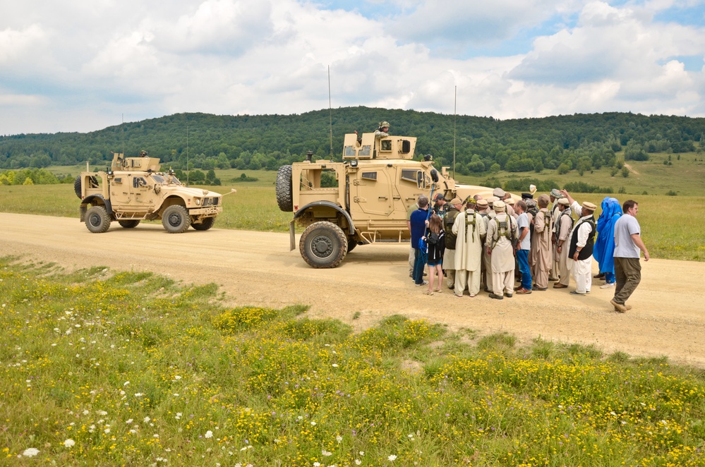US Army 66th Transporation Company mission rehearsal exercise