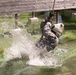 Soldiers of the 527th Military Police Company conduct a water crossing as part of a Leader Reactionary Training Course TSC Ansbach.