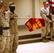 Marine execute precise drill movements during ceremony