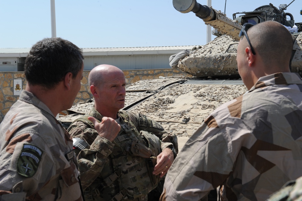 USFOR-A commander visits international partners
