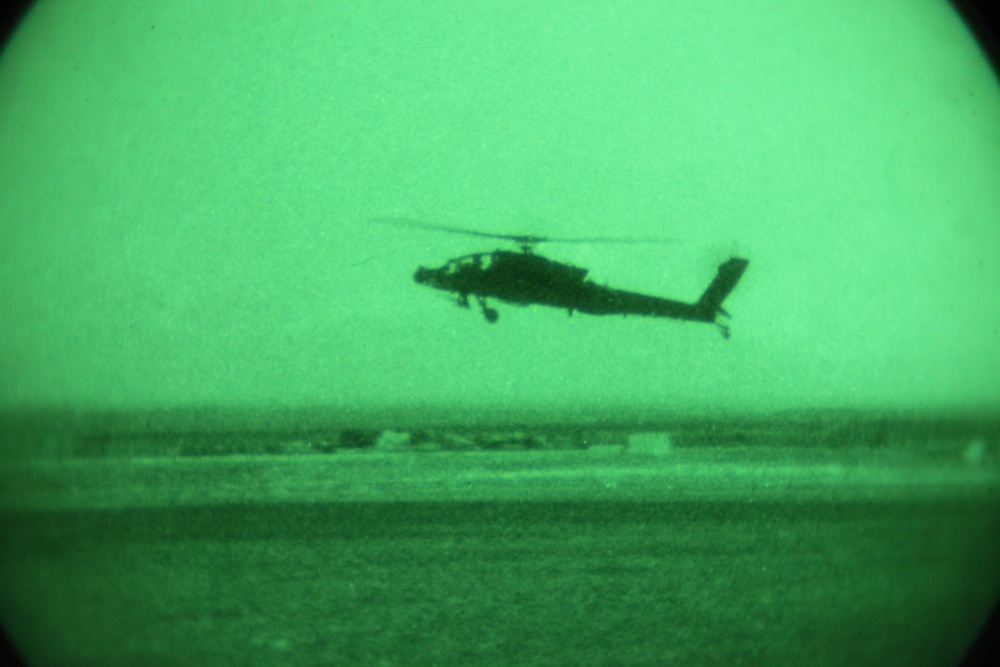 Forward Operating Base Shank flightline operations