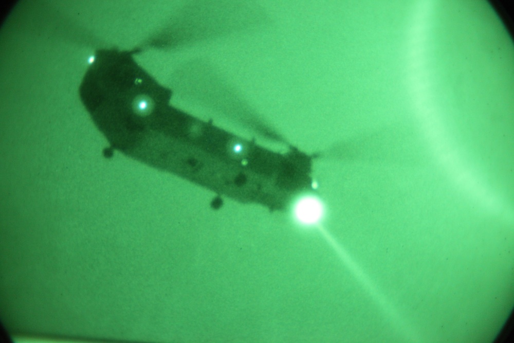 Forward Operating Base Shank flightline operations