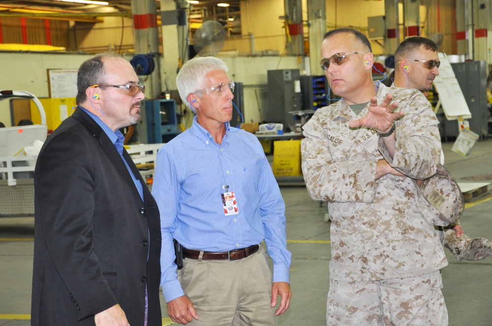 State assemblymen Donnelly visits MCLB Barstow