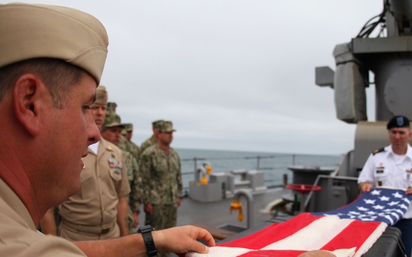 US Navy divers search for the remains of 5 un-accounted for service members from 1942