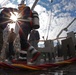 US Navy divers search for the remains of five un-accounted for service members from 1942